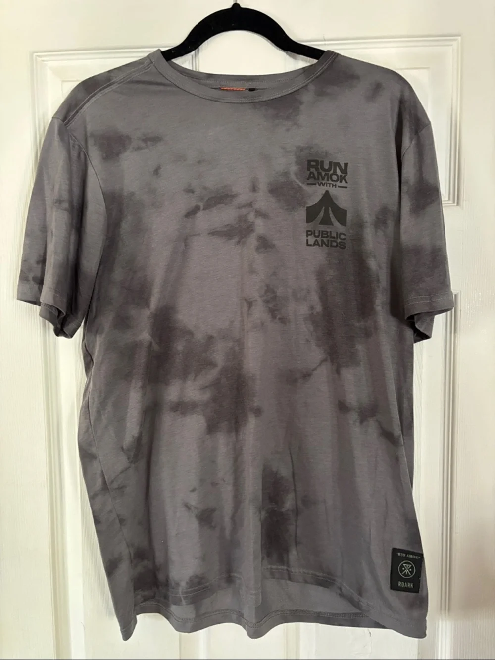 Roark Run Amok X Public Lands Men's Mathis Core Short Sleeve T-Shirt, Large - Picture 2 of 6